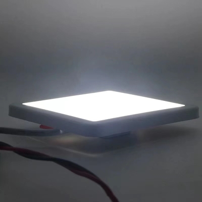 Éclairage de panneau LED à haut rendement lumineux 3W-24W pour montage en retrait/surface en blanc
