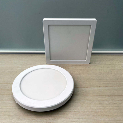 Lumières de panneau LED à large application pour 6w 12w 18w 24w Smd Carré Surface ronde montée