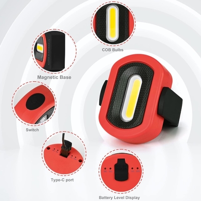 Soutien personnalisé SMD 780lm LED Poche Rechargeable Réparation de voiture Magnétique Lumière portative