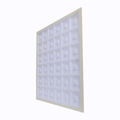 Panneau lumineux à LED 42W carré reculé 600x600 rétroéclairé 4100K CCT pour un design moderne