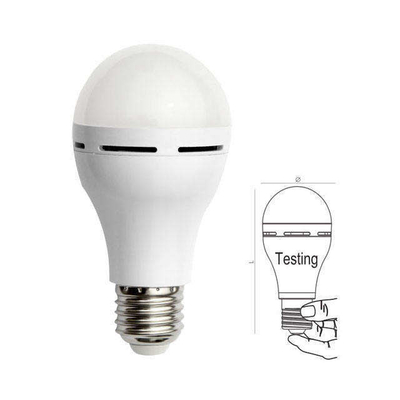 Lampe à incandescence à LED rechargeable de 7w E27 B22 pour l'éclairage d'urgence en alerte de lumière du jour de 6000K