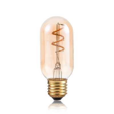 T45 3w ampoule à filament de verre à courbe simple ampoule à LED souple et flexible pour l'éclairage