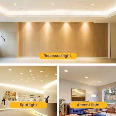 4W5W6W SMD2835 2200K à 2700K 36 degrés GU10 LED Spot Light avec une efficacité de 100lm/w