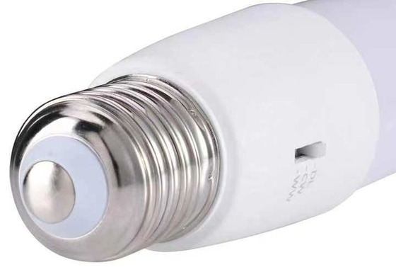 Éclairage de lampe en plastique 8W12W Bougie en forme de T 3CCT 3000K/4500K/6000K 36000 heures de durée de vie