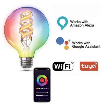 2200K-6500K ampoule à filament changeant de couleur avec Bluetooth sans fil et contrôle TUYA APP
