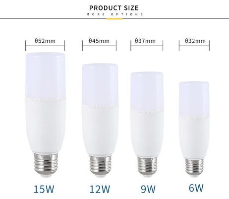 E27 PLC G24 5W 7W 9W 15W LED Stick T Bulb 3000K/4000K/6500K avec 1400lm et IRC élevé