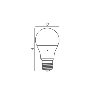 Conception d'éclairage et de circuits DC12V 2W 4W 5W A60 ampoule solaire LED avec base E27/B22