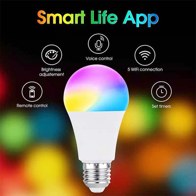 Bulbe LED en aluminium à Zigbee Wifi avec application mobile et commande vocale Alexa