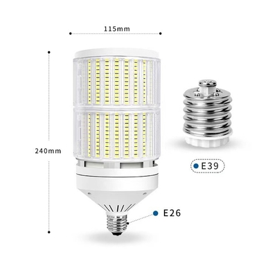E27 E14 B22 E39 E40 Lampe d'entrepôt 100lm/w ampoule à maïs LED à haut rendement lumineux