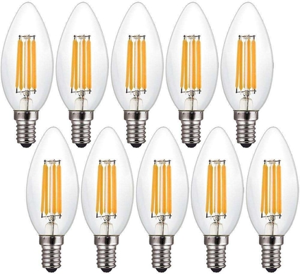 ETL Liste C35 E11 ampoule à incandescence LED 4W 120C Dimmable 500lm 0,06kg pour économiser de l'énergie