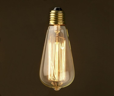 L'alimentation en courant alternatif LED filament ST58 ST64 ampoule pour éclairage domestique personnalisé économe en énergie