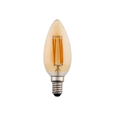 Lampe à bougie LED personnalisable E14 4W pour un éclairage polyvalent et une conception de circuits