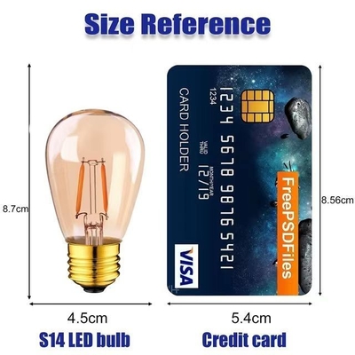 AC 120V A19 7W 800LM ampoules à incandescence à LED en verre pour une longue durée de vie 50000 heures