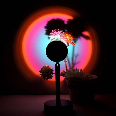 Lampes de table à rotation de 90 degrés Projection arc-en-ciel