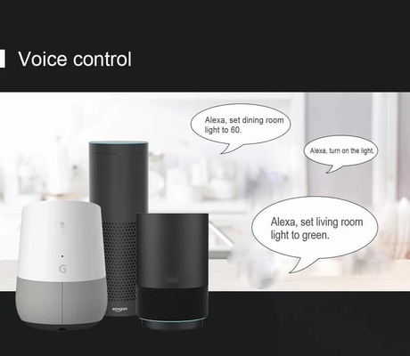 CE UKCA certifié 5W 120D Smart Wifi APP Contrôle vocal GU10/MR16 Hôtel à lumière LED