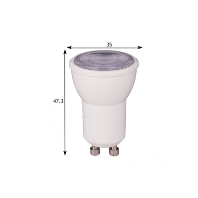 Source lumineuse LED MR11 GU10 4W 35mm Dia Spot Light 36D Angle du faisceau 12V/85-240V