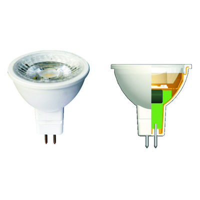 Longue durée de vie heures 25000 LED MR16 5W 3W ampoule projecteur 4000K 220V avec pilote IC