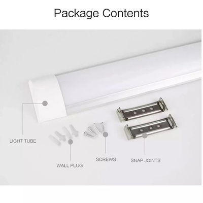 AC 85-265V 9W/18W/27W/36W/45W LED Batten Light avec un poids de produit de 0,2 kg
