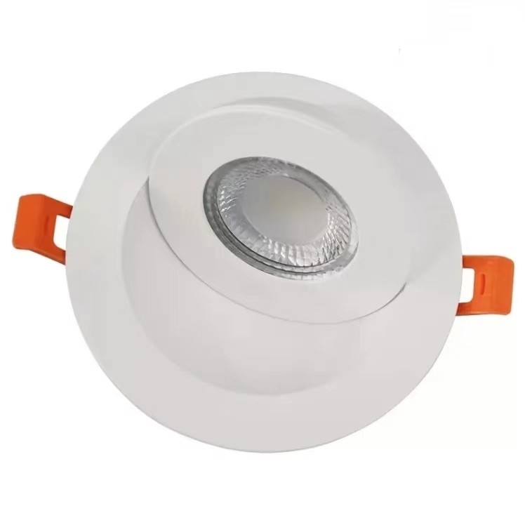 Home Office 5W 360D angle de faisceau en retrait LED Downlight avec 80 Ra CRI et un design LED élégant