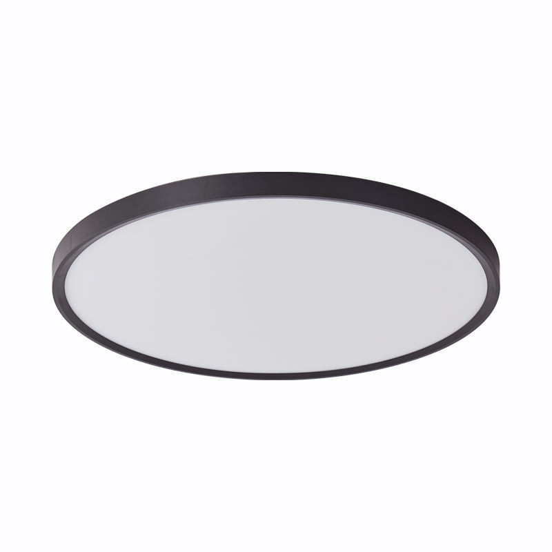 Matériau de base ABS Lumière de plafond LED pour le salon de l'hôtel 24w Slim Flush Mount Dimmable