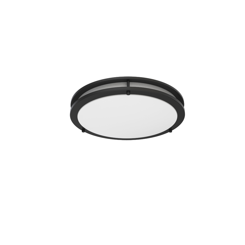 Design moderne 14 pouces 21W 5CCT LED double anneau plafond lumière CL-B1425 avec fonction de bricolage