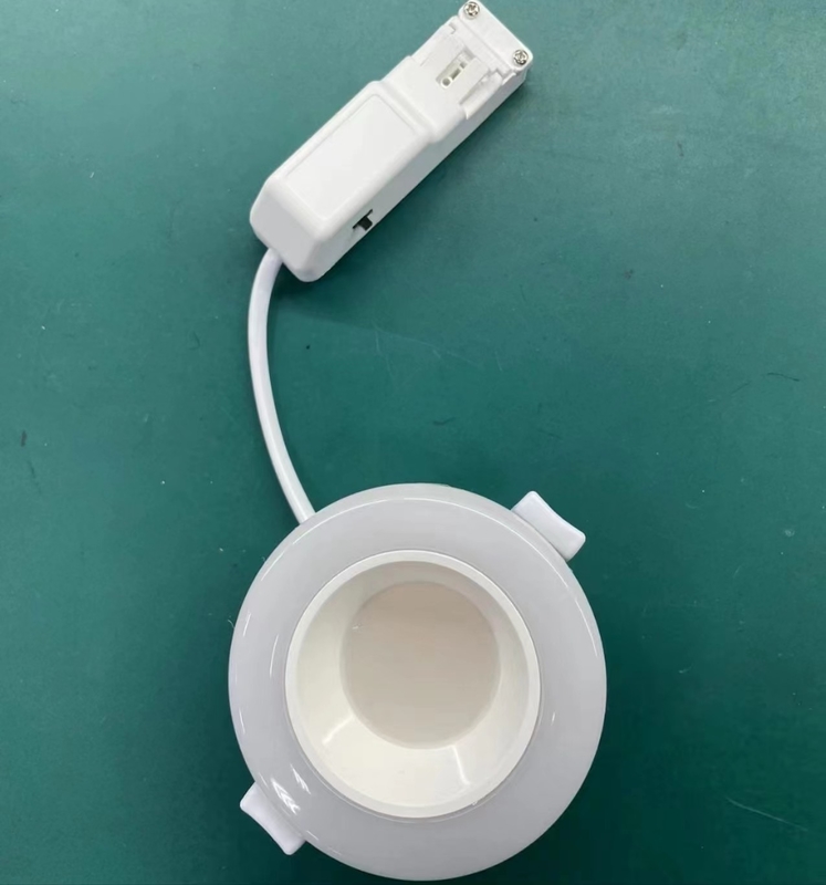 100lm/w 3 étapes 2700K-6500K Éclairage intérieur Muare Recesseini Tracé lave-murs projecteur LED Downlight Plafond en retrait Cob Down Light