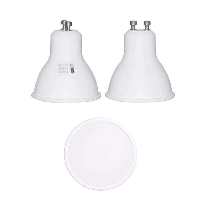6W GU10 ampoules projecteurs LED avec angle de rayon de 120 degrés et 30000 heures de travail