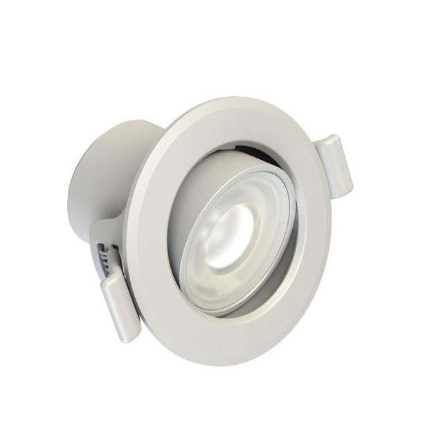 2700K Lumière basse LED blanche douce et chaude 5w pour une longue durée de vie et une coupe en retrait de 70 mm