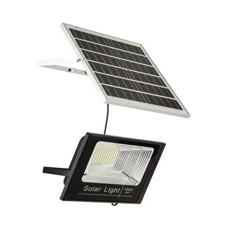 10w 20w 30w 40w 50w 60w 100w 120w 200w Lumière solaire à LED pour éclairage extérieur