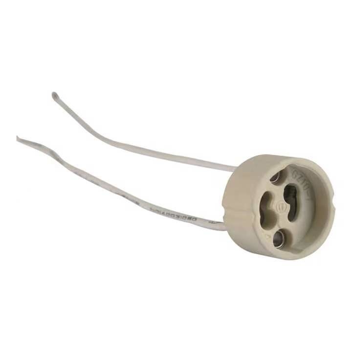 1- GU10/GZ10 Porteur de lampe en céramique Porteur d'ampoule à prise pour salon intérieur