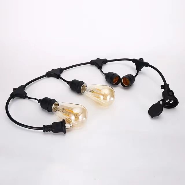 Créez une atmosphère romantique avec G45 T45 ST45 E27 Base Amber Light String 50M Longueur