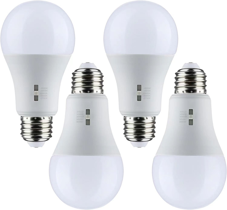 15000 heures de travail Durée de vie A60 E26 E27 10W 1100 lumens 2700-6500K lumière du jour 5CCT ampoules LED