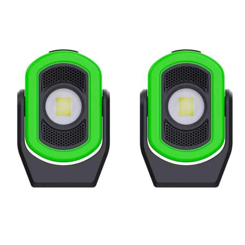 L'alimentation en courant continu LED vert USB Type-C Lithium Lumière de travail rechargeable pour l'entretien