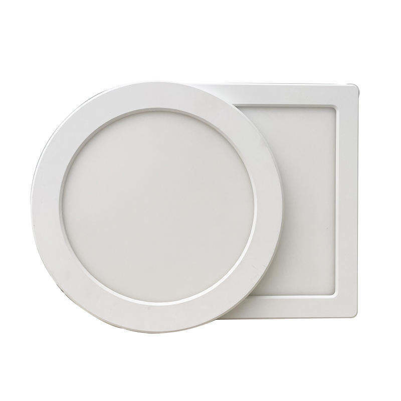 Lumières de panneau LED à large application pour 6w 12w 18w 24w Smd Carré Surface ronde montée