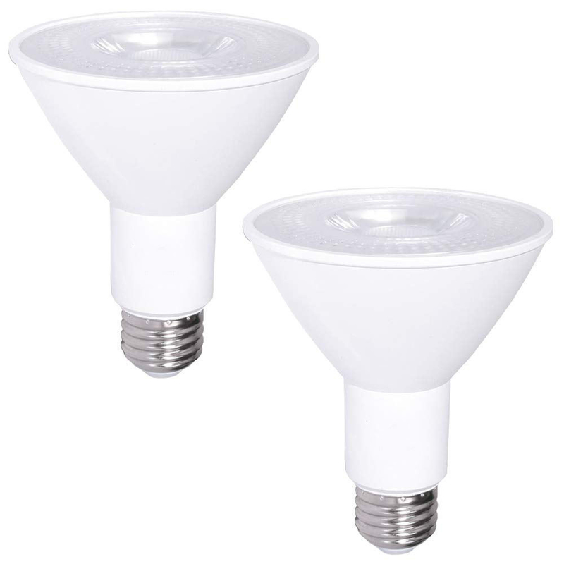 12W 100W Dimmable imperméable à l'eau E26 3000K Blanc chaud LED ampoule à LED PAR30 Contrôleur de bouton