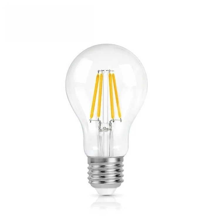 Liste ETL A19/A60 3000K 7W AC110V E26 ampoules à filaments atténués avec une durée de vie de 15000 heures